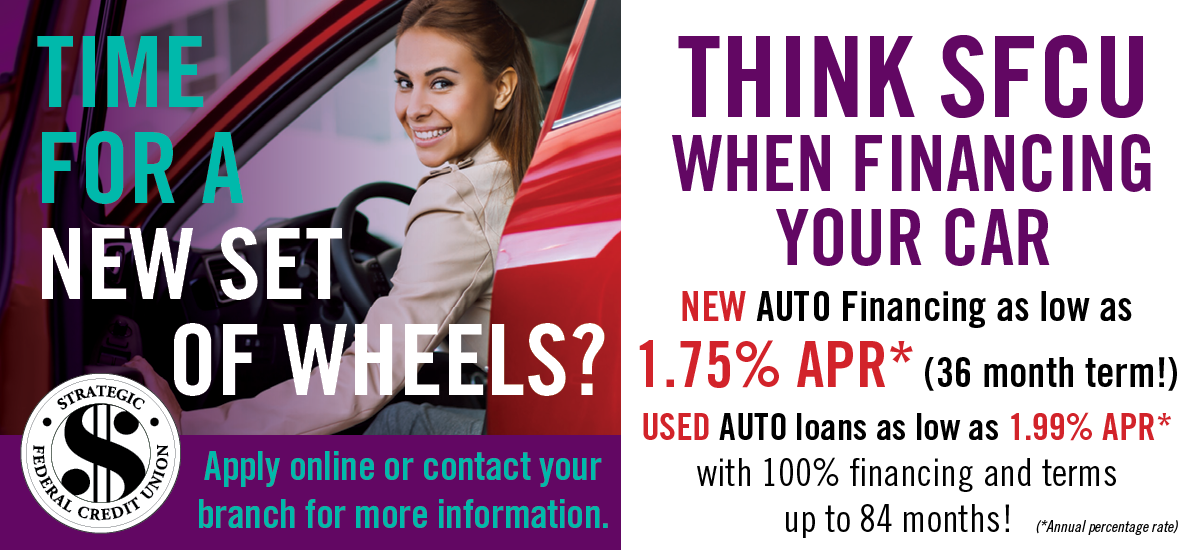 Time For a New Set of Wheels? Auto Financing as low as 1.99% APR